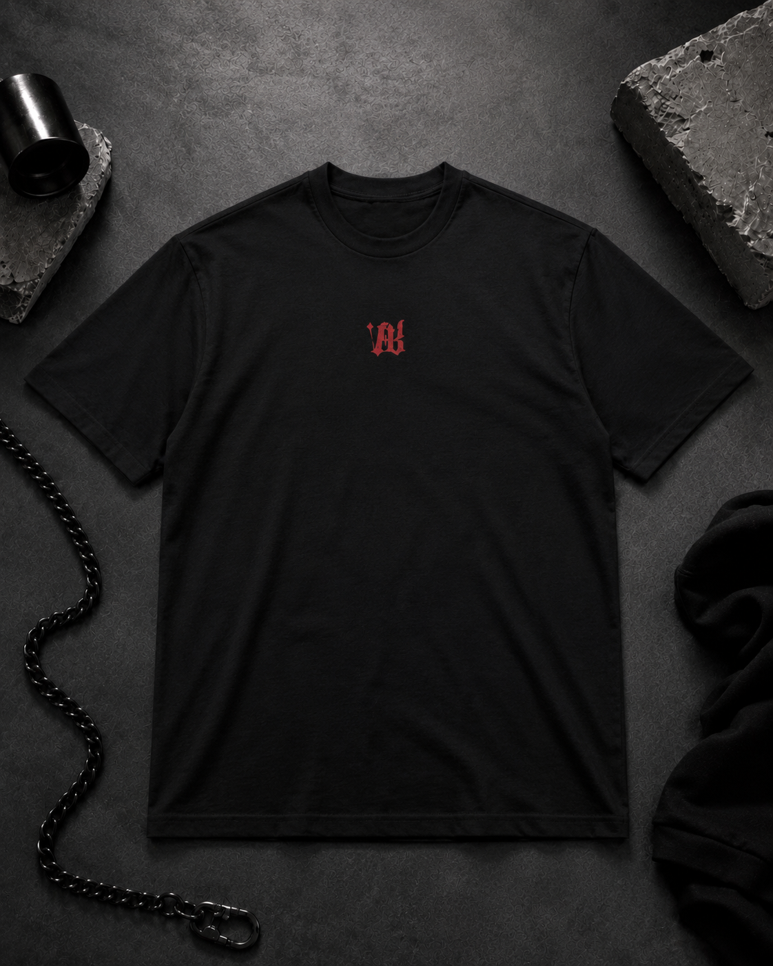 VERSATILE “MY JUDGE IS THE CREATOR” Tee Red on Black